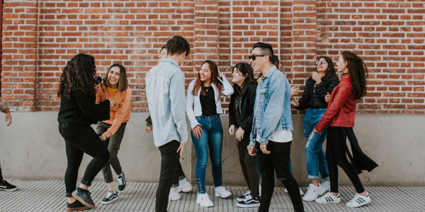 a group of people